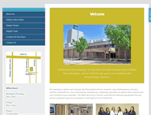 Tablet Screenshot of memorialrheumatology.com